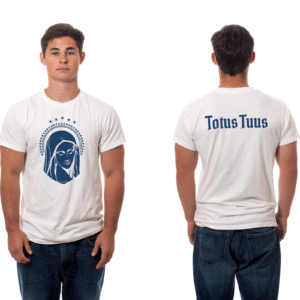 T-Shirt. Męski. Biały